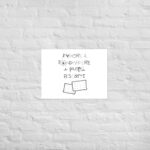 Poster · L'amore è condividere i propri biscotti