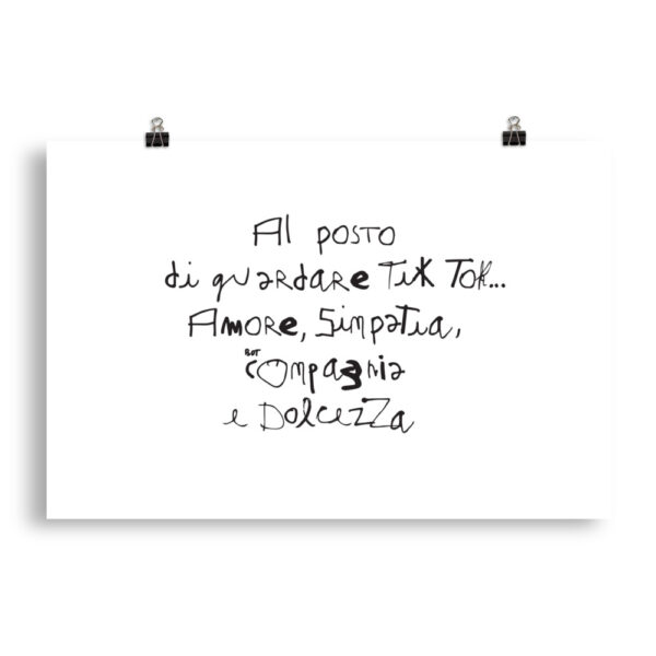 Poster · Al posto di guardare TikTok